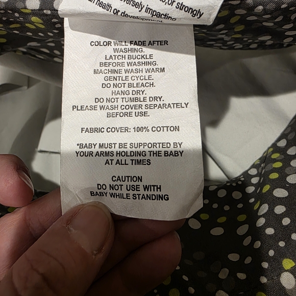 My Brest Friend Nursing Support Pillow Machine Washable Cover Gray Dots - Picture 7 of 10